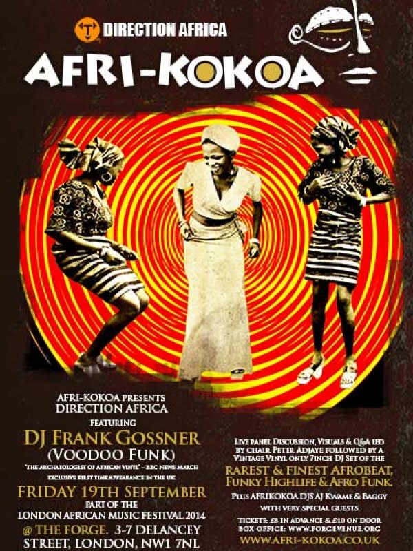 Direction Africa feat DJ Frank “VoodooFunk” Gossner, 19 Sep 2014